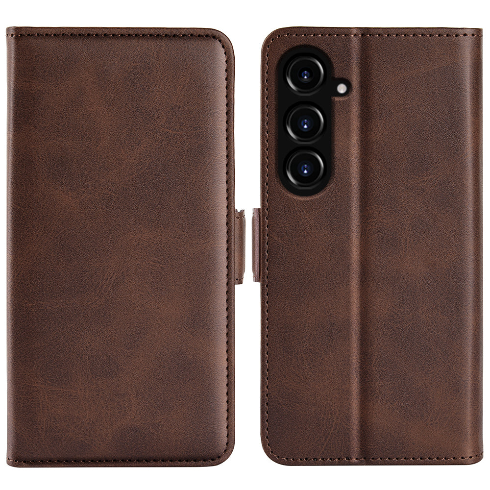 For Samsung Galaxy S23 FE Calf Texture Cover PU Leather Wallet Phone Case with Stand For Samsung Galaxy S23 FE Calf Texture Cover PU Leather Wallet Phone Case with Stand